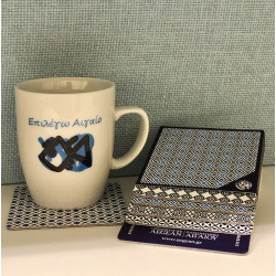 Κούπα  λευκή Vintage